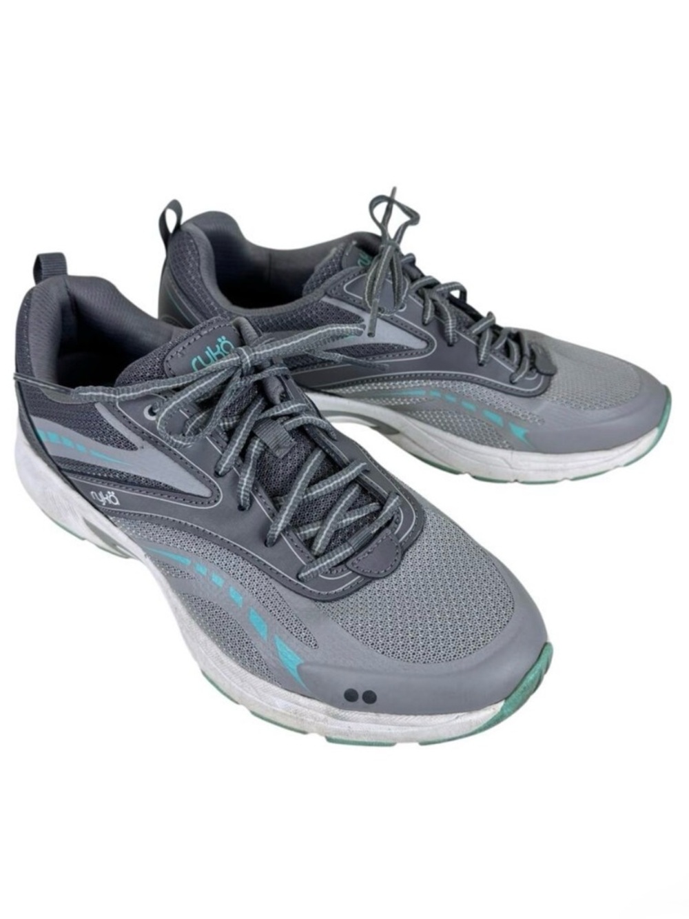 Ryka Sky Walk 2 Gray Walking‎ Running Lightweight Athletic Lace Up Sneakers 8.5